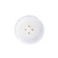 Four Hole Plastic Button - White - 18mm - 3 count