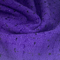 Polyester/Rayon Boucle - Purple/Black