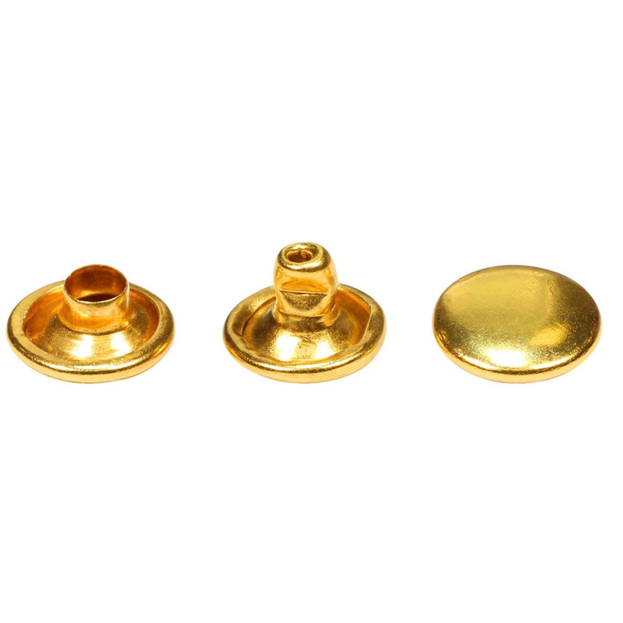 Double Cap Rivets - 8mm x 4mm