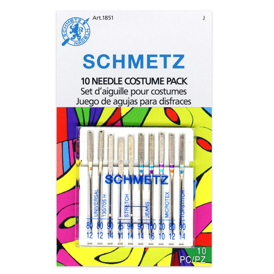 Costume Needles Pack Carded - Assorted - 10 count
