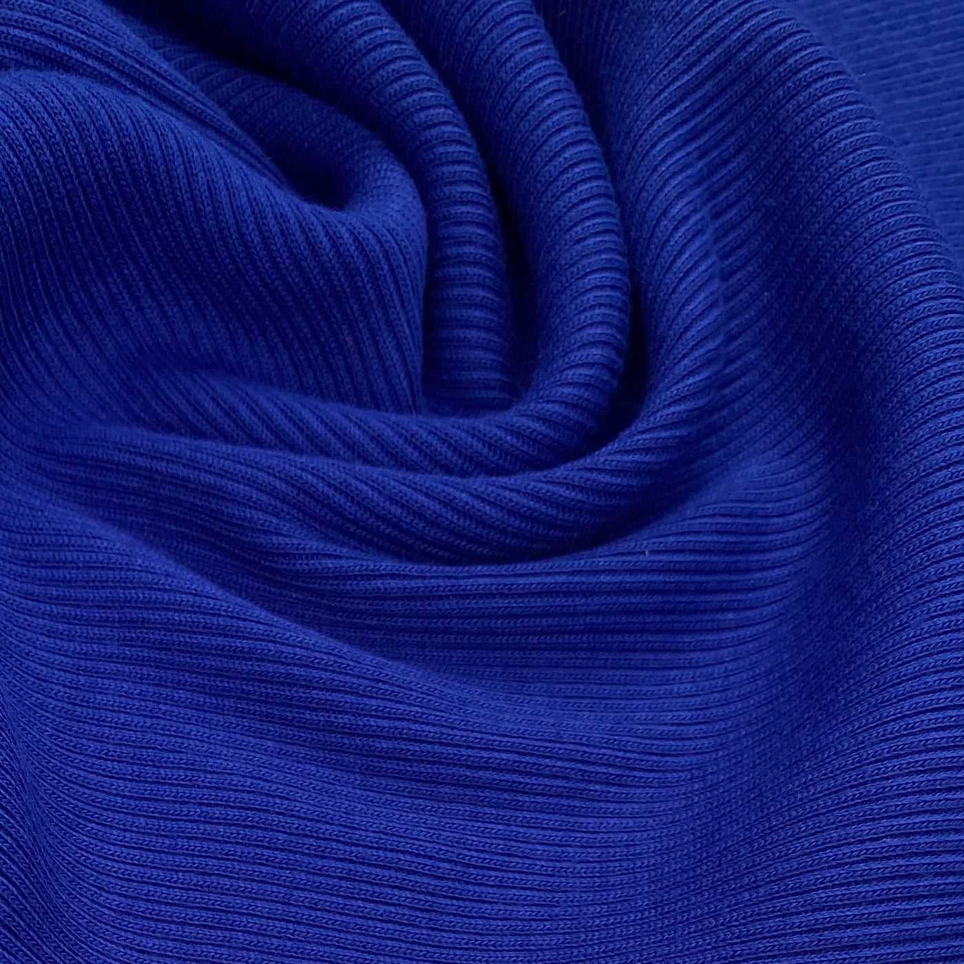 Cotton Tubular Rib Knit - Geneva Blue