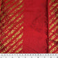 Striped Silk Shantung - Red/Gold