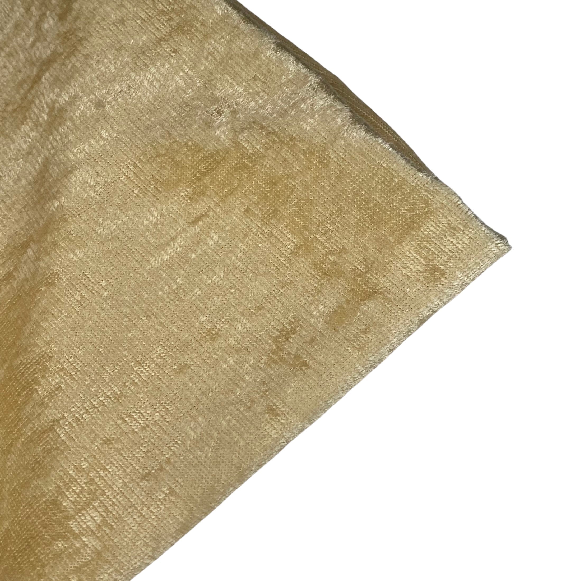 Crushed Stretch Velvet - Light Yellow