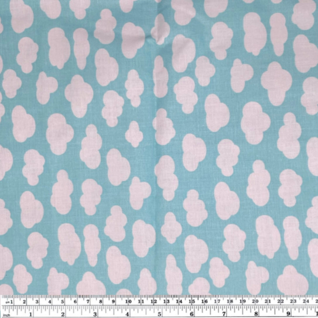 Quilting Cotton - Clouds - Blue/White