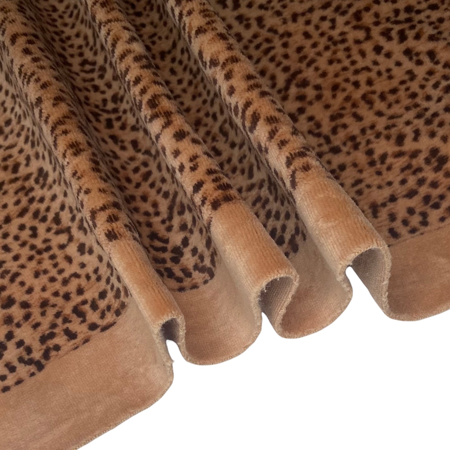 Printed Stretch Velvet - Cheetah