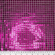 Faux Sequin Shiny Confetti Square Knit - 46” - Pink
