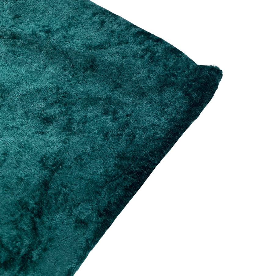 Crushed Stretch Velvet - Emerald Green