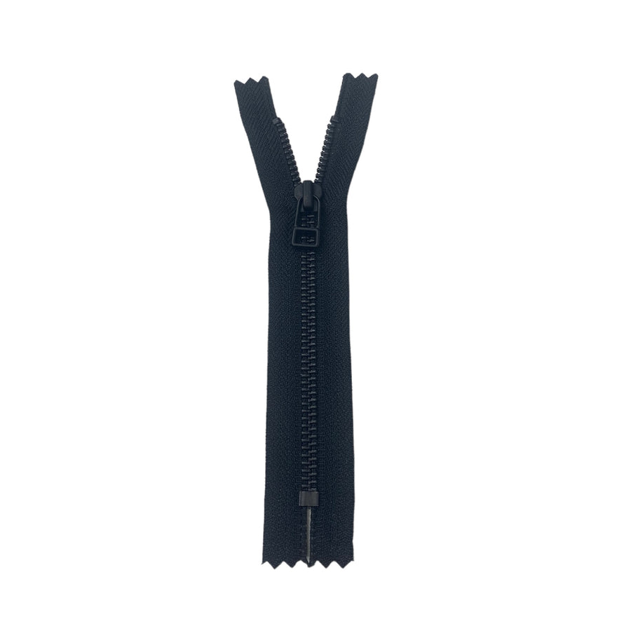 Closed-End Metal Zipper - YKK - Black